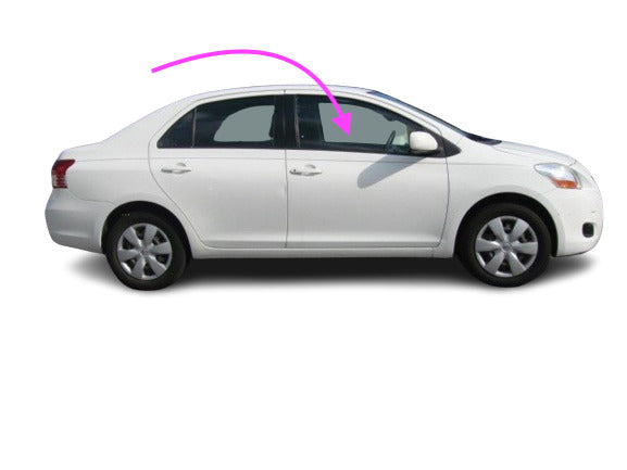 Fit:2007-2012 Toyota Yaris 4D Sedan Passenger Side Front Right Door Window Glass