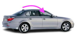 Fits: 2004-2010 BMW 525,528,530,535,545,550,M5 Passenger Right Front Door Glass