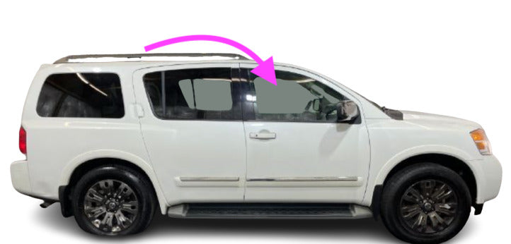 Fits 04-15 Nissan Armada Titan 04-06 Infinity Qx56 Front Right Door Window Glass