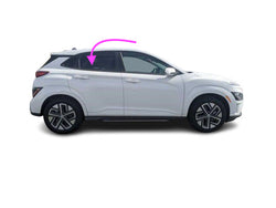 Fit 2018-2023 Hyundai Kona 4D SUV Rear Right Passenger Side Door Glass Dark Tint