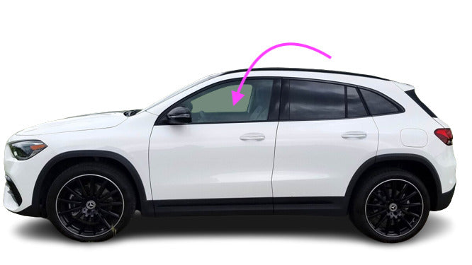 Fit:2021-2023 Mercedes GLA-CLASS 4D SUV Driver Side Front Left Door Window Glass