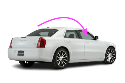 Fits 05-10 Chrysler 300 &Dodge Magnum 4D Passenger Front Right Door Window Glass