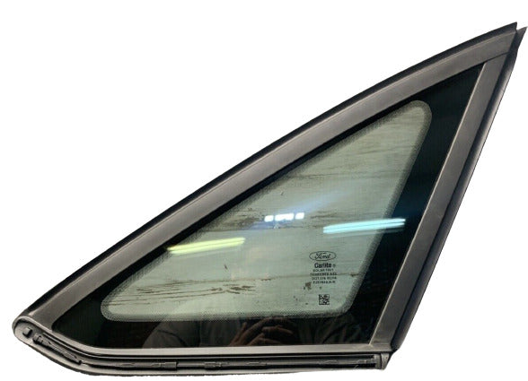 Fits: 2012-2018 Ford Focus 4D Sedan Right Side Rear Quarter Window Glass-CHROME