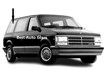 Fits: 1988-1990 Dodge & Plymouth & Chrysler Mini Van Right Quarter Window Glass