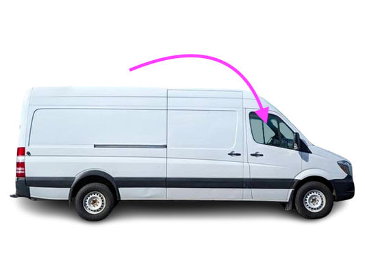 Fits 07-18 Freightliner Sprinter 144 170 Passenger Right Front Door Window Glass