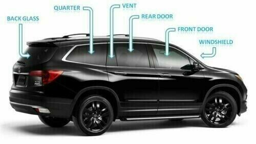 Fit:2007-2014 Cadillac Escalade EXT& ESV Driver Rear Left Door Window Glass/Dark