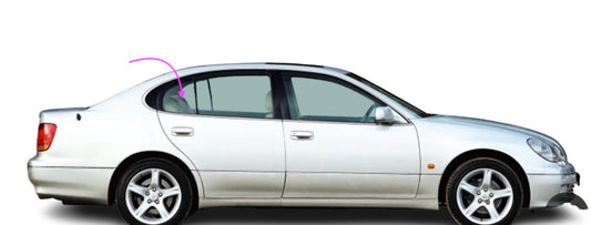 Fit:2001-2005 Lexus GS300 G430 Sedan Passenger Side Rear Right Vent Window Glass