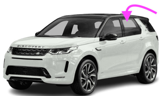 Fits 15-2024 Land Rover Discovery Sport Driver Left Rear Door Window Glass/Clear
