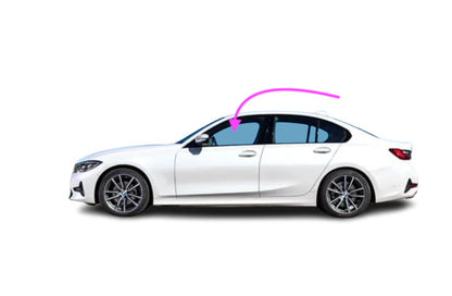 Fits: 2019-2024 BMW 3-Series 4D Sedan Front Left Door Window Glass/Laminated