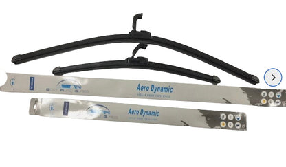 FITS: 2004-2007 Chevrolet Malibu 22"-20" Wiper Blades Bracketless J-Hook