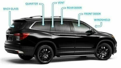 Fit 2011-2012 Chevrolet Volt 4D Sedan Driver Side Rear Left Door Window Glass