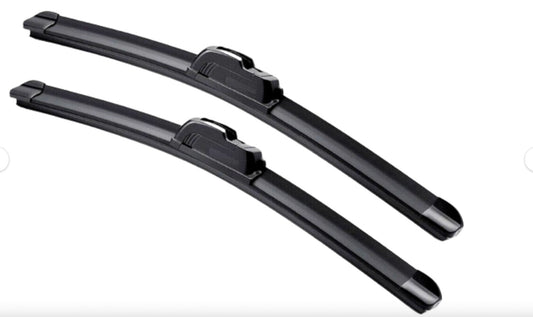 2PCS - All Season 16"&16" Windshield Wiper Blades Bracketless J-Hook