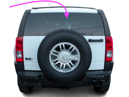 Fits: 2006-2010 Hummer H3 4D Utility Rear Window Back Glass/Solar-Heated Privacy