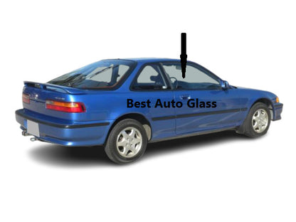 Fit 1990-1993 Acura Integra 2D Hatchback Passenger Right Front Door Window Glass