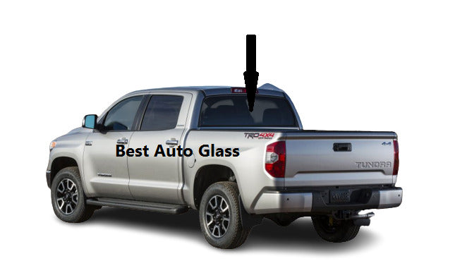 Fits: 2007-2021 Toyota Tundra 4D Back Glass | Rear Window Power Drop Down-Heated