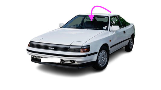 Fits:1986-89 Toyota Celica 2D Coupe/Hatchback/Convertible Front Windshield Glass