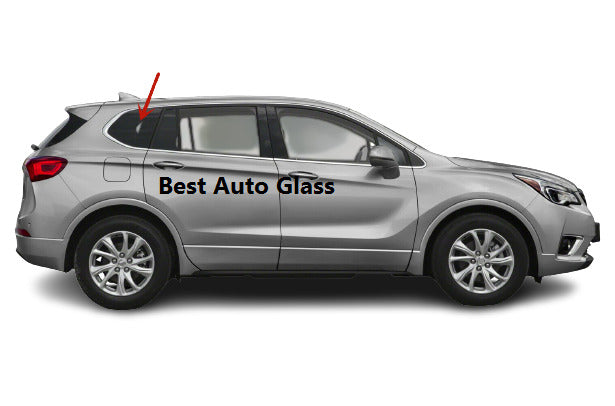 Fits 16-20 Buick Envision Utility Passenger Rear Right Quarter Window Glass/Dark