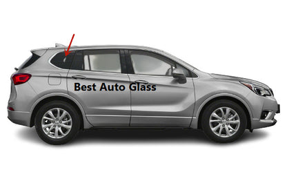 Fits 16-20 Buick Envision Utility Passenger Rear Right Quarter Window Glass/Dark