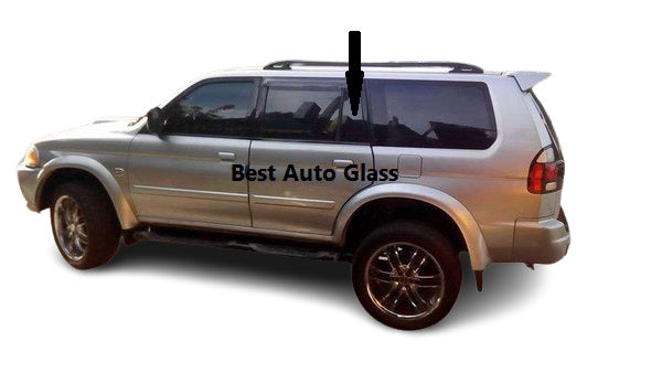 Fits: 1997-2007 Mitsubishi Montero Sport 4D USV Driver Side Rear Left Vent Glass