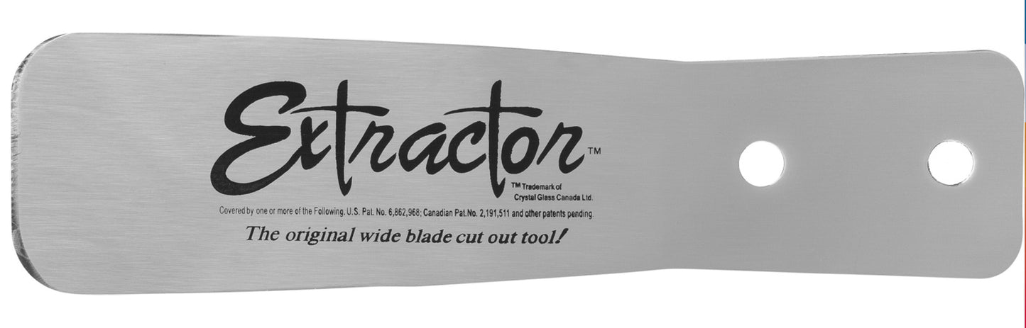 Auto Glass Windshield Cut Out Extractor Narrow Blade 5 3/4" X 1 1/2"