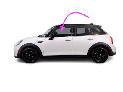 Fits: 2015-24 Mini Cooper Hardtop 4D Hatchback Driver Side Front Left Door Glass