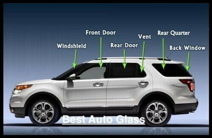 Fit 2000-2005 Land Rover Freelander 2 & 4D SUV Rear Window Back Glass/Dark-Solar