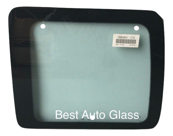 Fits: 1992-1995 Ford Econoline Van Passenger Right Rear Back Glass -3Holes/CLEAR