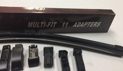 FITS: 1978-1982 Chevrolet Malibu 18"X2 Wiper Blades Multi-Fit "11 ADOPTERS "