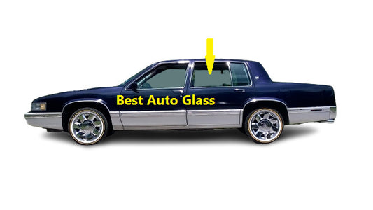 Fits: 1980-1992 Buick Electra Cadillac Deville Oldsmobile98 Rear Left Door Glass