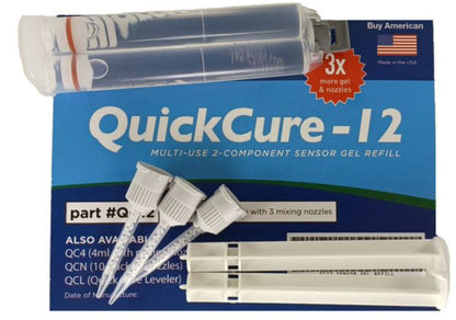 Multi-use Rain Sensor Gel Kit Refill - QuickCure #12 Auto Glass/ Windshield