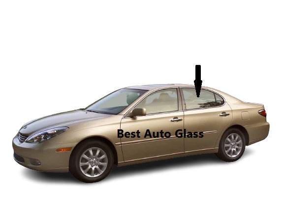 Fit 2002-2006 Lexus ES300 ES330 4D Sedan Driver Side Rear Left Door Window Glass