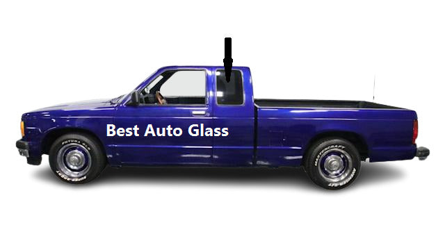 Fits: 1982-1993 Chevrolet S10 ,GMC Sonoma S15 Pickup Left Quarter Glass Movable