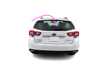 Fits: 2017-2023 Subaru Impreza 4D HBK Back Rear Window Glass/Solar-Heated