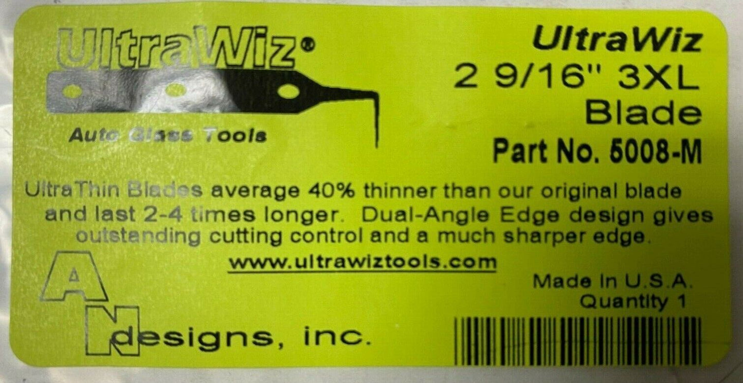 UltraWiz®ULTRA Cold Knife Standard Blade 2 9/16" 3XL Auto Glass Cut Out ( 1qt )