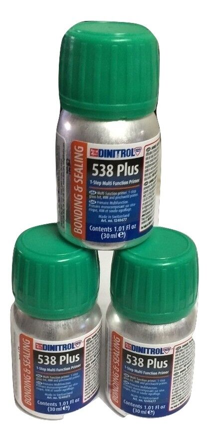 One-Step Auto Glass/Windshield Frit Primer, RIM & Pinch Weld Primer {3X} 30ML