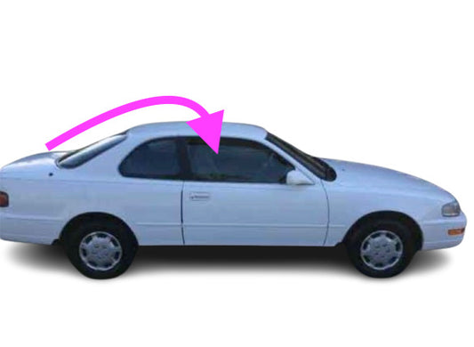 Fit: 94-1996 Toyota Camry 2D Coupe Front Passenger Right Door Window Glass/Green