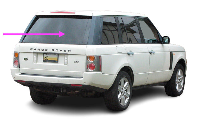 Fits: 2003-04 Land Rover Rang Rover SUV Rear Window Back Glass-Dark/SOL-SOL-ANT