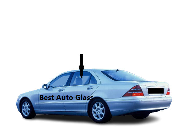 Fit 2000-2006 Benz S430,500,600&S55,S65AMG Rear Left Door Window Glass Laminated