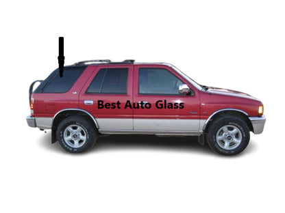 Fits 1995-1997 Honda& Isuzu 4D Utility Passenger Side Right Quarter Window Glass