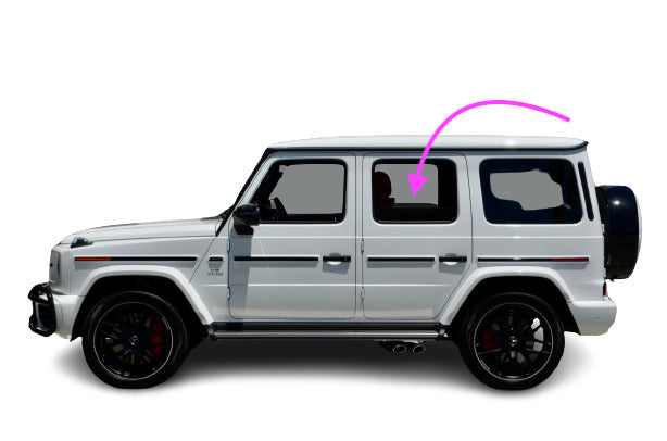 Fits: 2019-23 Mercedes Benz G-Class 4D SUV Rear Left Door Window Glass/Laminated