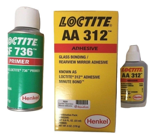 Adhesive Glue Loctite 2 part Kit Speedbonder Bonds,Glass, Metal, 3325 24 ml