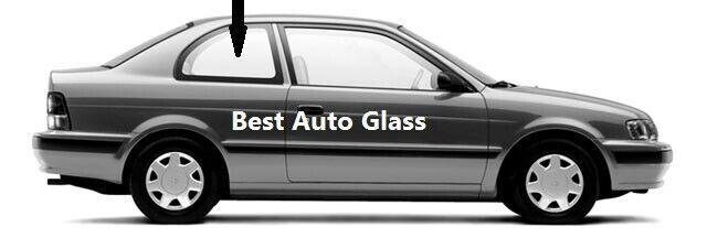 Fits: 1995-1998 Toyota Tercel 2D Sedan Passenger Side Right Quarter Window Glass