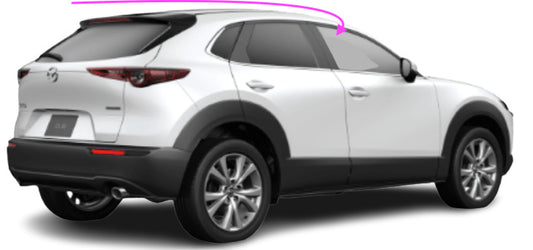 Fits: 2020-2023 Mazda CX-30 Passenger Right Side Front Door Window Door Glass