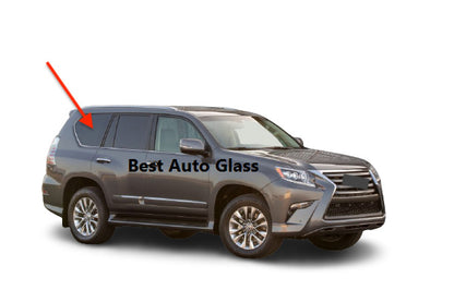 Fits: 2010-2022 Lexus GX460 4D Passenger Side Right Rear Quarter Window Glass