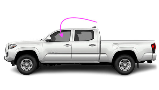 Fits 19-20 Toyota Tacoma 2D EXT & 4D CrewCab Driver Left Front Door Window Glass
