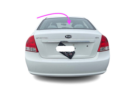 Fits: 2004-2009 Kia Spectra 4D Sedan Rear Window Back Glass-Heated