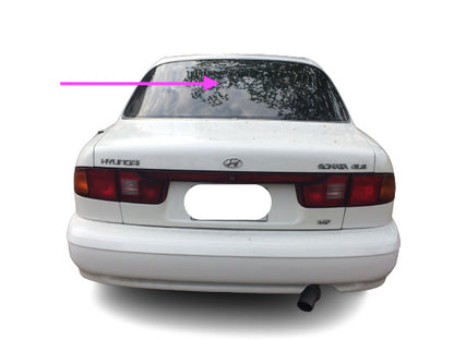 Fits: 1989-1994 Hyundai Sonata 4 Door Sedan Rear Window Back Glass