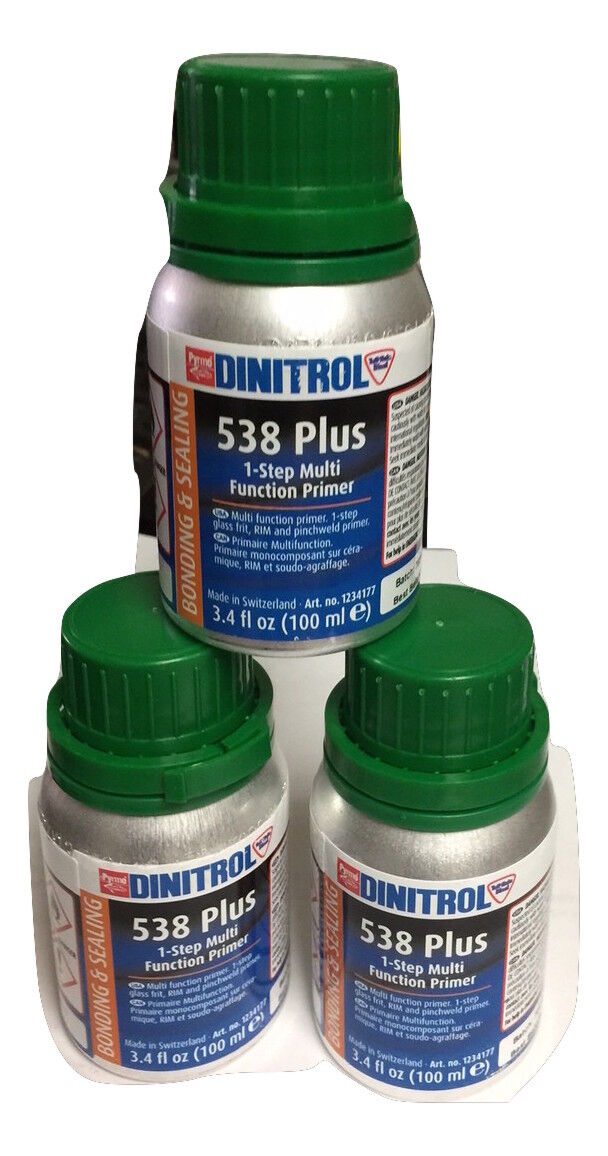 Dinitrol 538 Plus One-Step Glass Frit Primer RIM & Pinch Weld primer {3X} 30ML'