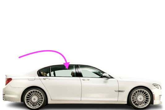 Fits 13-2017 BMW 640,650,Alpina B6,M6 Gran 4D Coupe Rear Right Door Window Glass