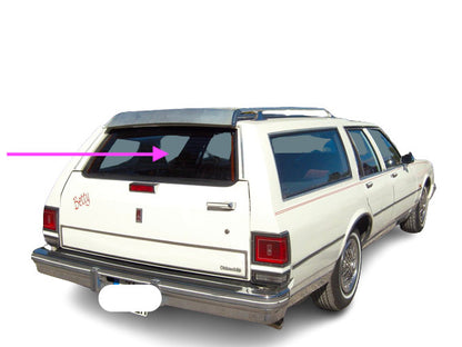 Fits:1977-1989 Oldsmobile Custom Cruiser wagon Back Window,Rear Glass Non Heated